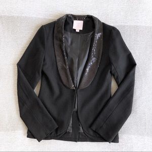 Romeo Juliet Black Sequin Blazer
